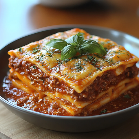 慢炖锅芝士馄饨千层面