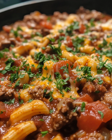 奶奶的炖牛肉酱配通心粉