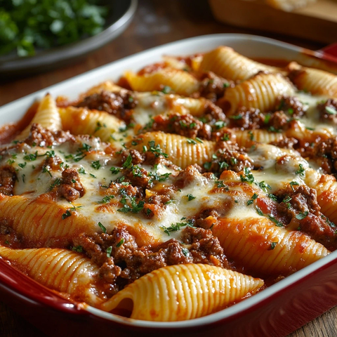 牛肉芝士焗通心粉