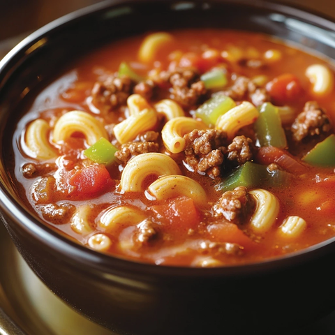 牛肉番茄通心粉汤