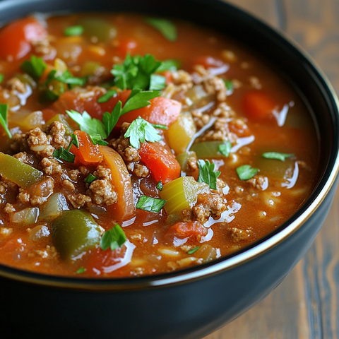 牛肉辣椒汤配米饭