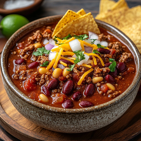 香辣牛肉辣椒豆混合餐