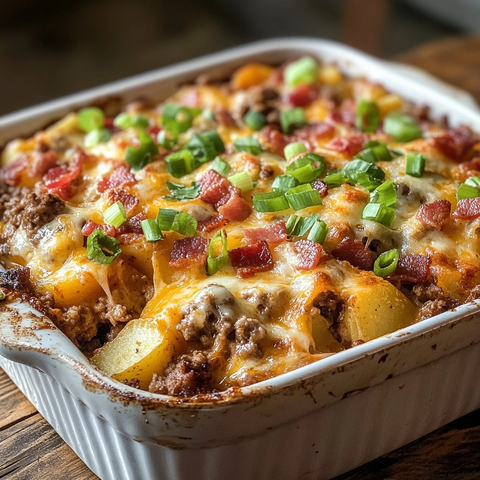 牛仔芝士汉堡焗薯蓉