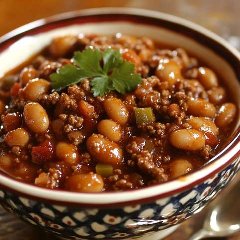 慢炖牛肉豆子辣椒