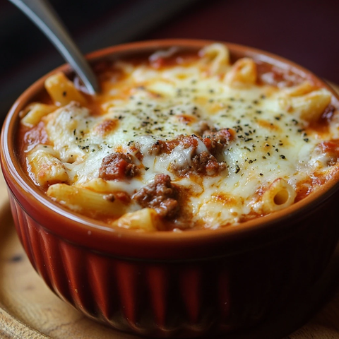 意大利面肉酱芝士分层汤