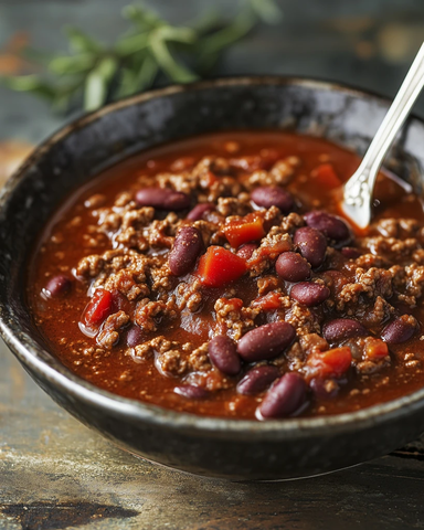 慢炖锅牛肉意大利香肠辣椒