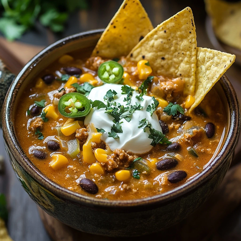 慢炖那科玉米片汤