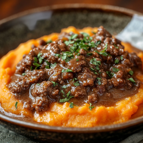 牛肉土豆泥甜薯