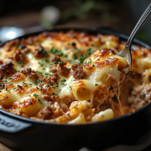 诱人奶酪焗烤千层面