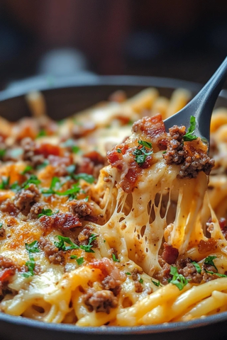 自制培根芝士汉堡面