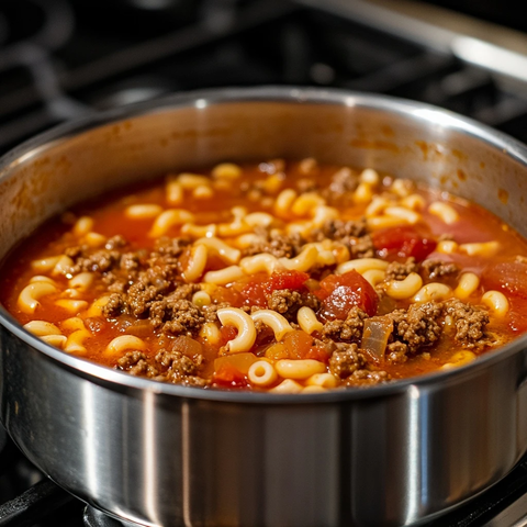 牛肉番茄通心粉汤