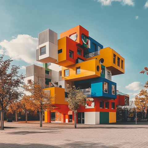 乐高建筑灵活适应需求