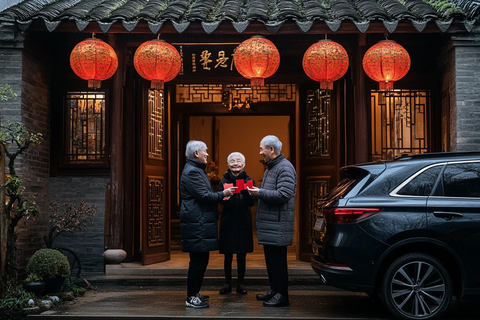 古宅门前的温情时刻