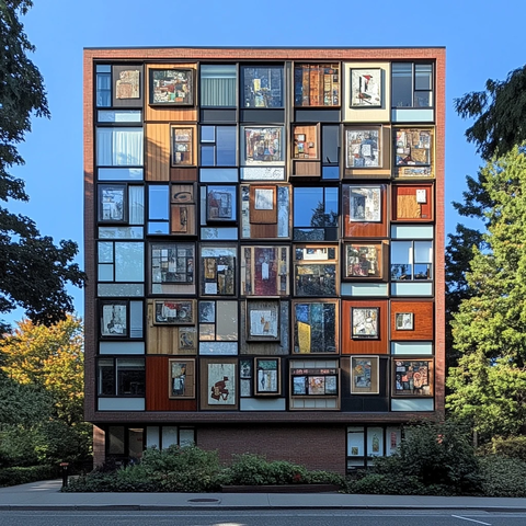 砖墙艺术窗视觉之旅