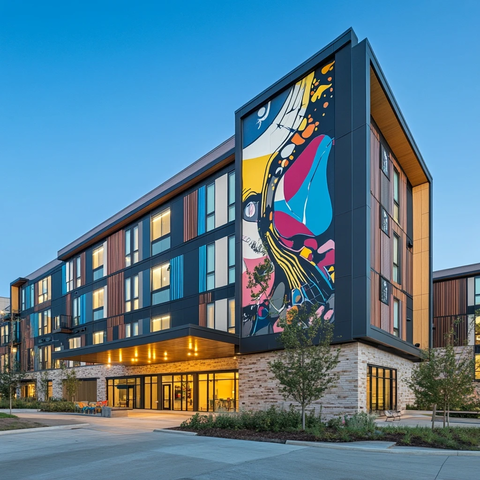 壁画标识装饰综合设计