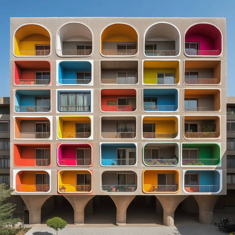 公寓楼群集居住设施