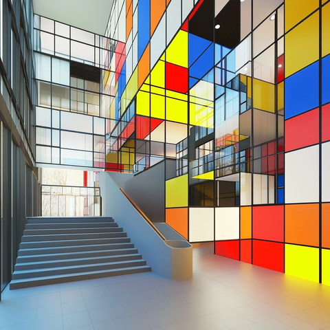 蒙德里安艺术馆视觉旅程