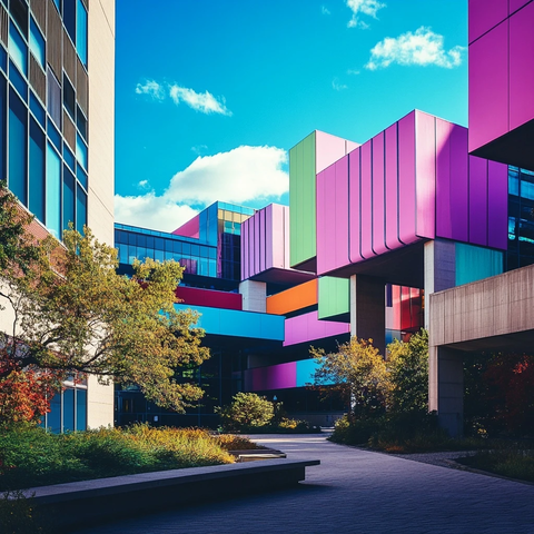 多彩建筑医学教育园区