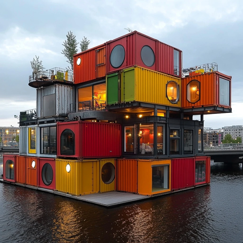 河岸集装箱酒店