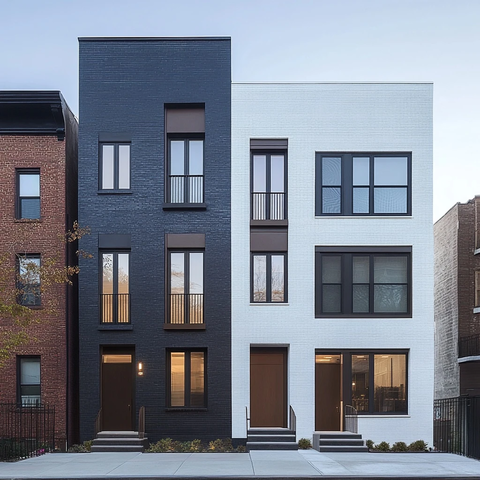 多层公寓楼立面设计