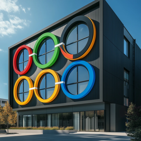 奥运五环颜色建筑窗户设计