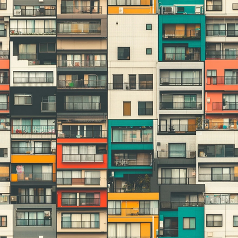 现代住宅外墙纹理