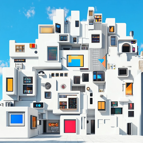 未来工作室建筑立面