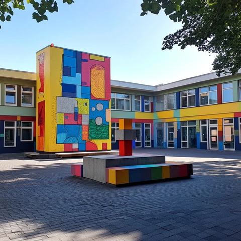 千个手印的混凝土块