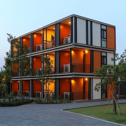 五层八单元模块化建筑