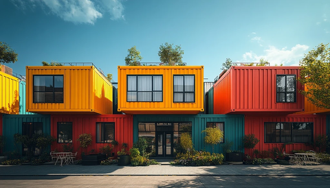 集装箱住宅街景