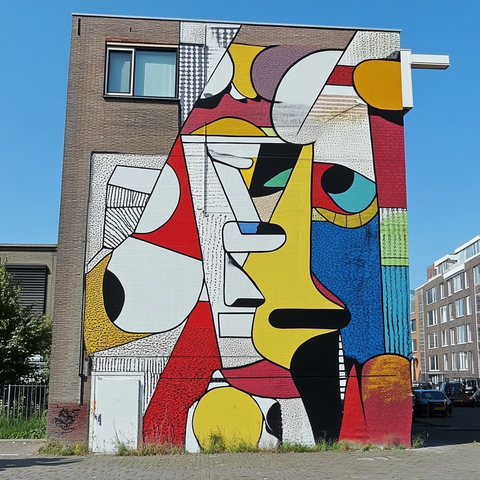 风车运河涂鸦艺术