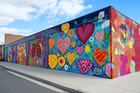 社区壁画展现团结精神