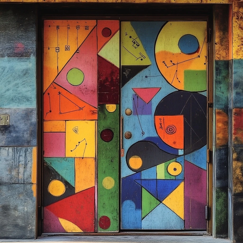 几何图案数学之门