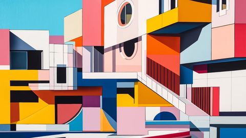 几何色彩建筑设计