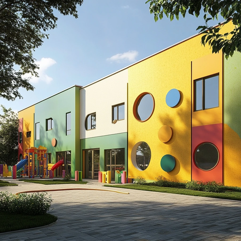 幼儿园外墙装饰设计