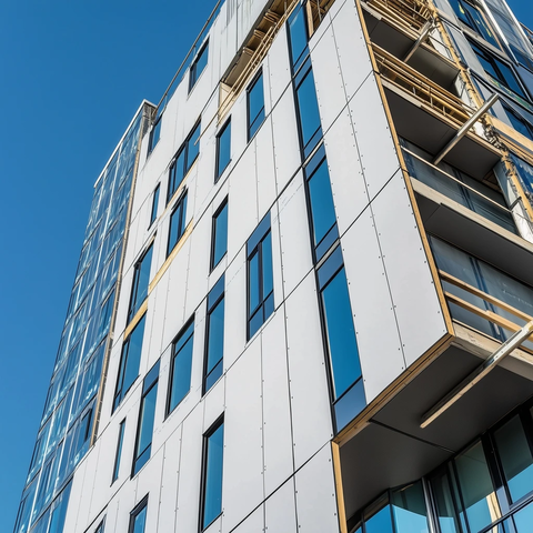 高层建筑纤维水泥面板外墙