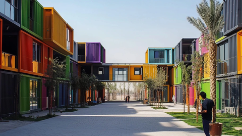 模块化建筑校园设计