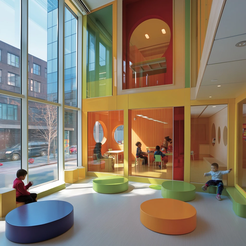 大学日托中心开放空间设计