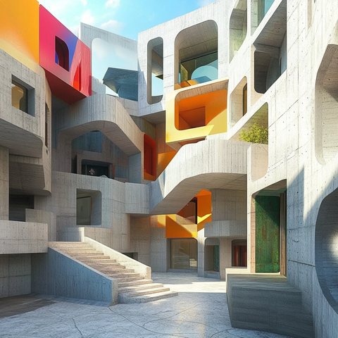 多样建筑设计实景图