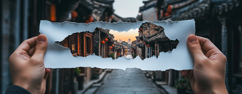 透过纸张看古巷