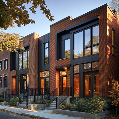 双层砖砌现代设计