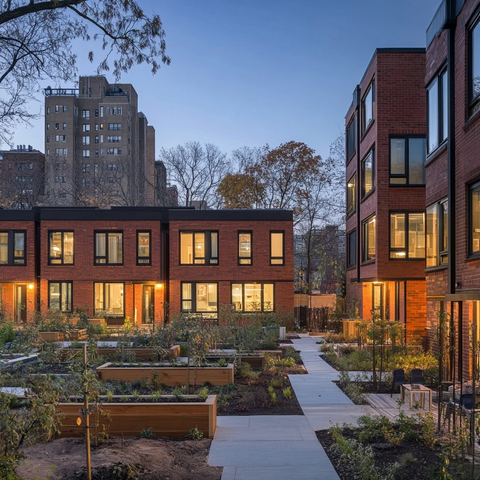 砖房改造景观融合社区