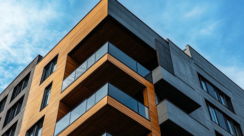 城市建筑公寓石材细节