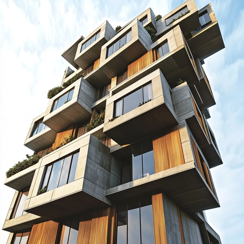 旋转楼层公寓设计