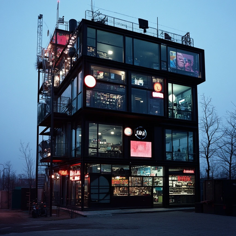 多功能建筑楼层布局