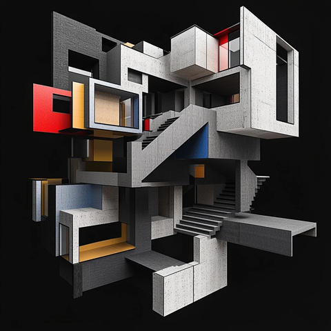 多层立体迷宫结构