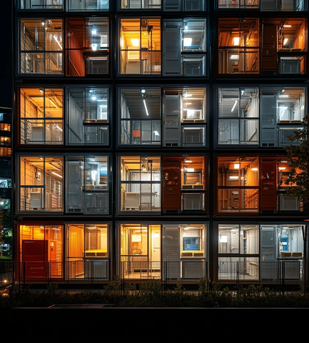 自存储建筑外立面照明