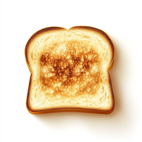 均匀颜色烤面包片