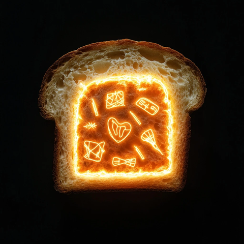 悬浮面包切片魔法记忆载体