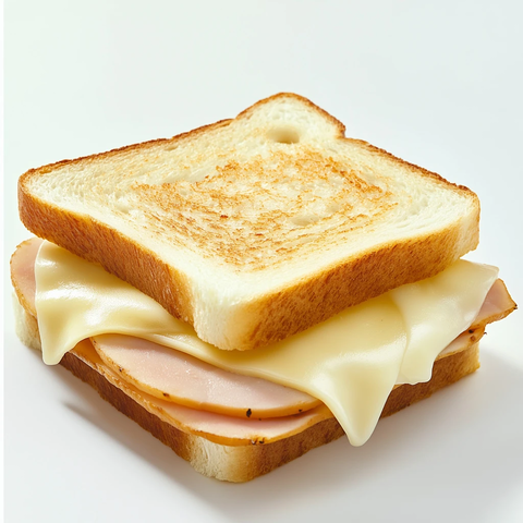 方型火腿奶酪三明治